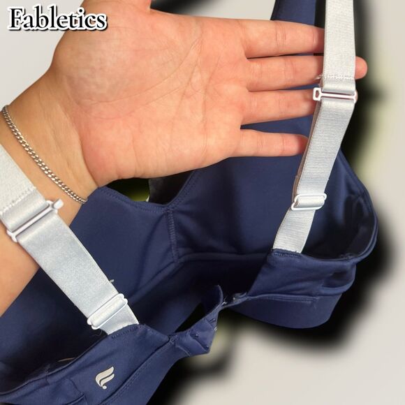 Pre-Owned Fabletics Sports Bra – Navy Blue | Size XXS - Picture 4 of 8